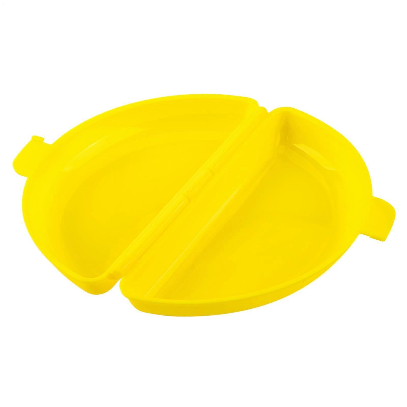 Microwave Omelette Maker Nonstick Silicone Lid Egg Cooker Multipurpose Sandwich Maker Quick Steamer Pan for Fast Cooking