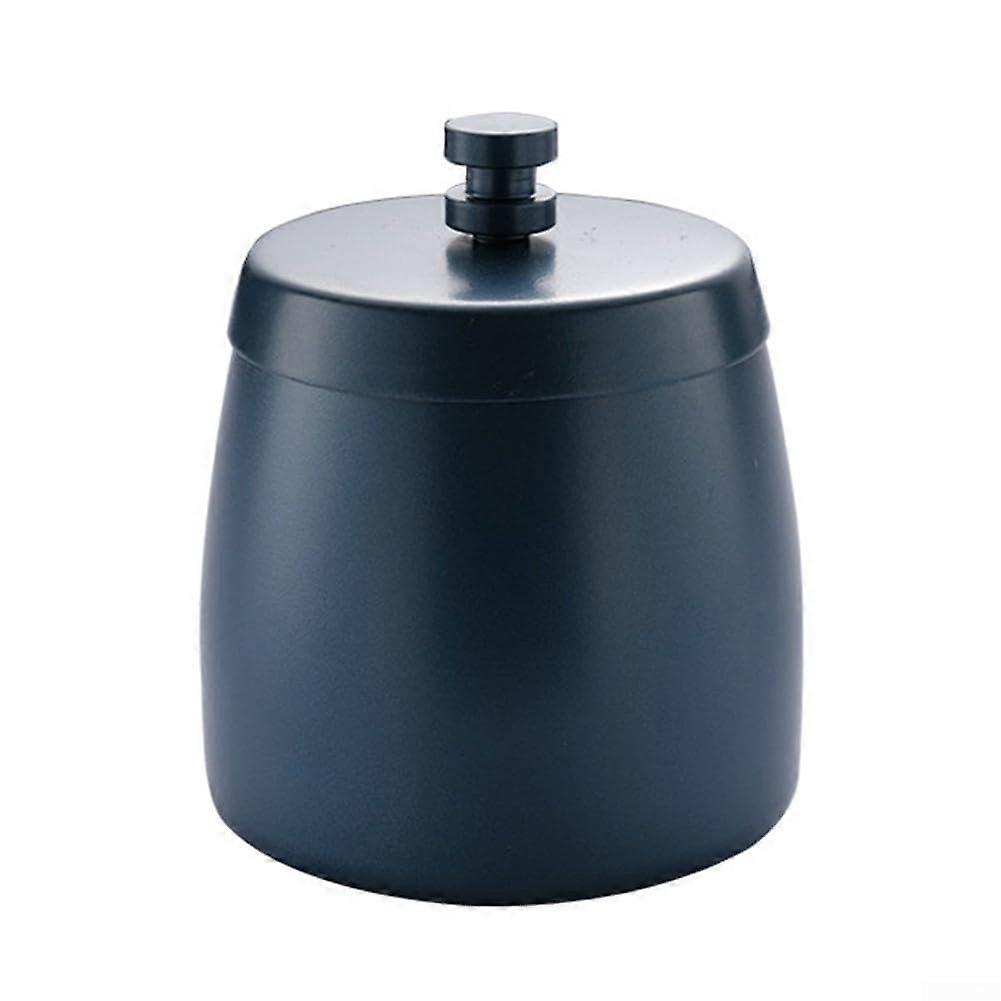 Soot Collector with Lid, Crafted from Stainless Steel, for Outdoor Cooking and Relaxing (Blue)
