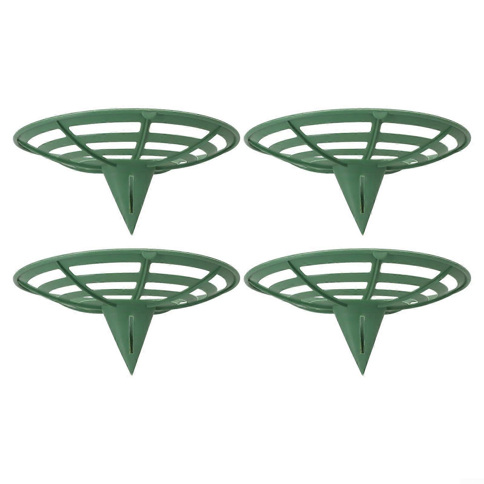 4 Pcs Plastic Garden Fruit Support Tray for Melons Pumpkins Squash Plant Elevation Cradle Horticultural Tool