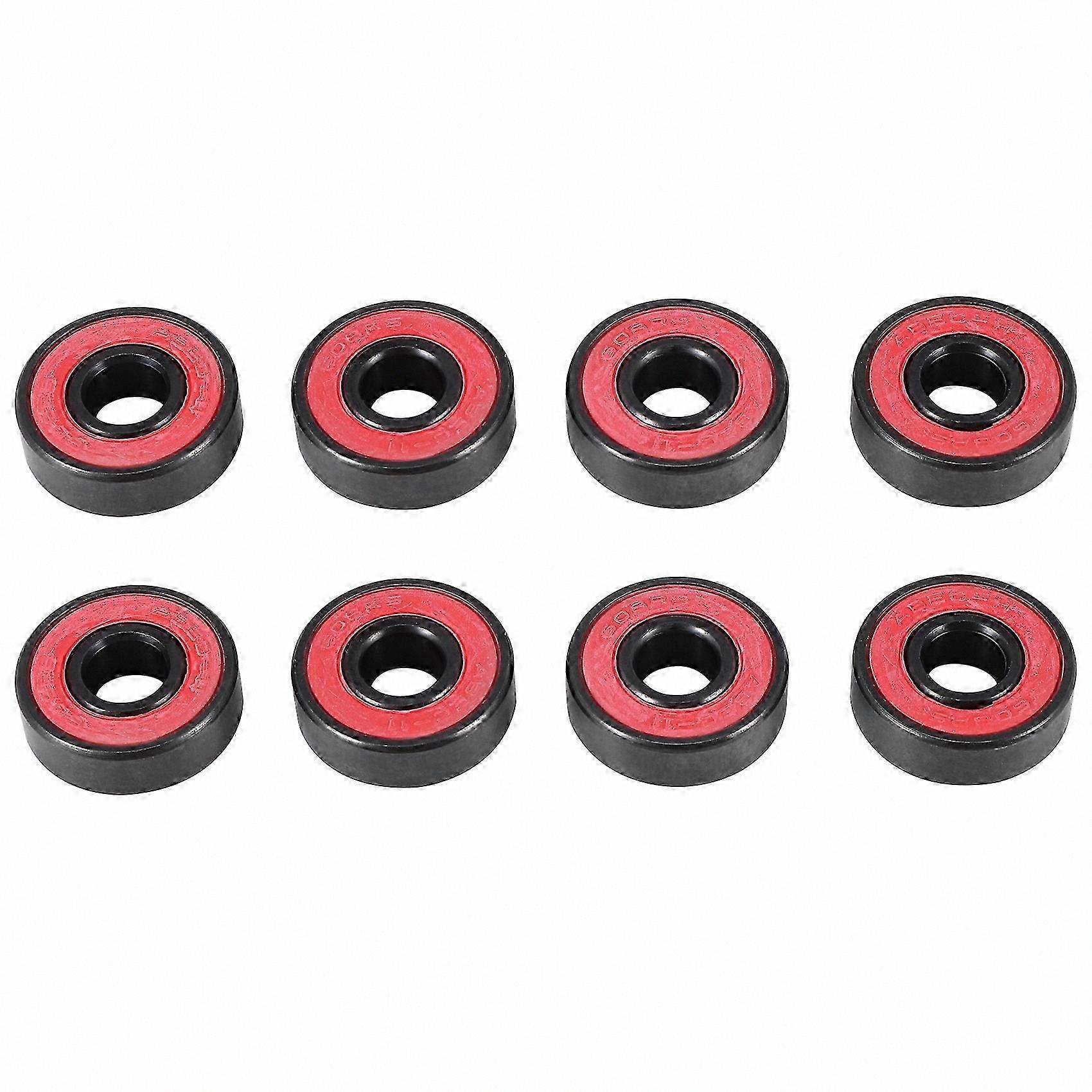 8 Pcs High-Speed Ceramic Bearings for Skateboard Wheels, Wear-Resistant and Durable Performance