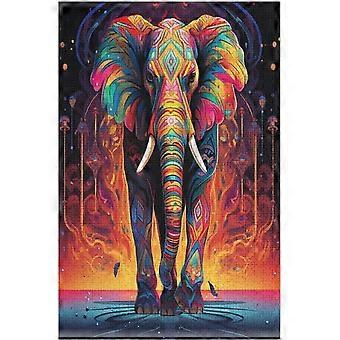 Puzzle per Adulti Elefante Puzzle Da 300 Pezzi Adatto A Adulti E Bambini Sopra I 12 Anni Puzzle In Legno Ottimo Regalo Per Adulti