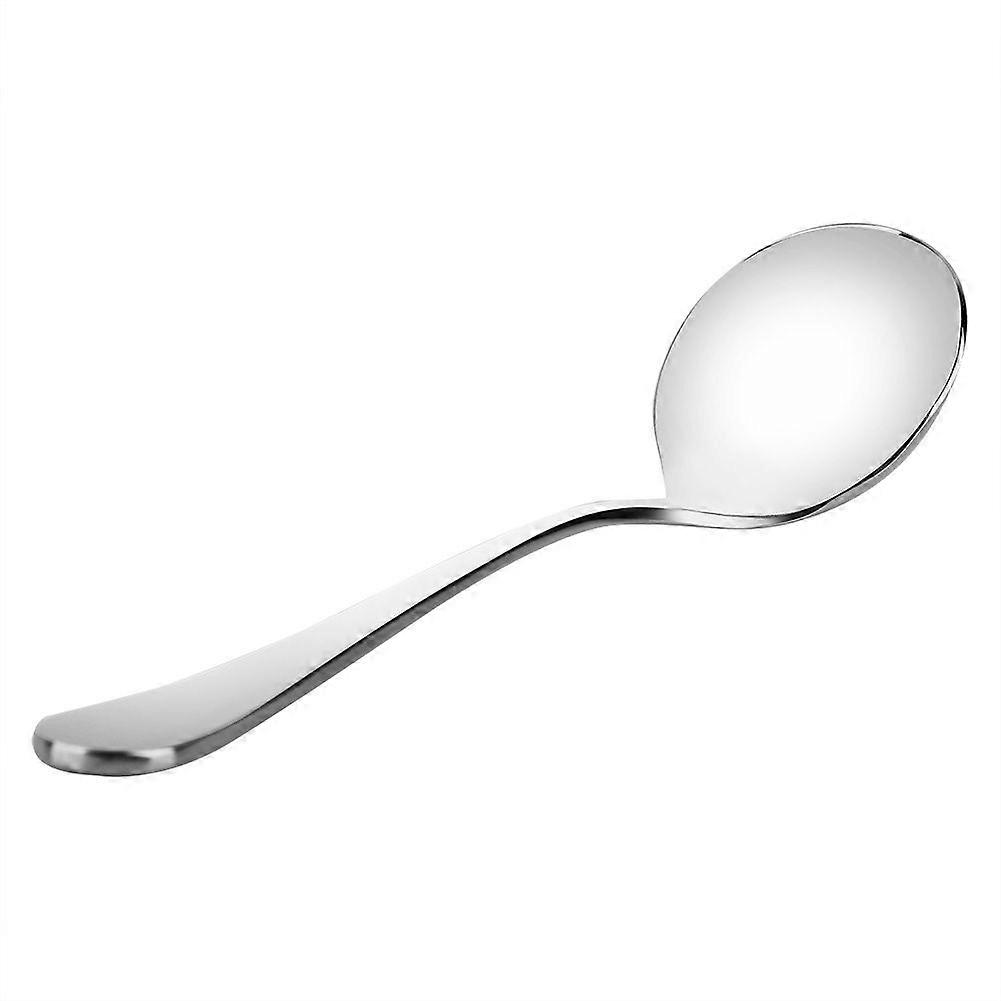 Stainless Steel Long Handle Coffee Tea Rice Spoon Dinner Tableware Teaspoon Flatware