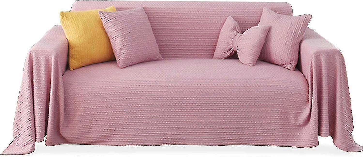 Sofa Throw Pillow Soft Comfortable Sheet Air Conditioning Nap Blanket