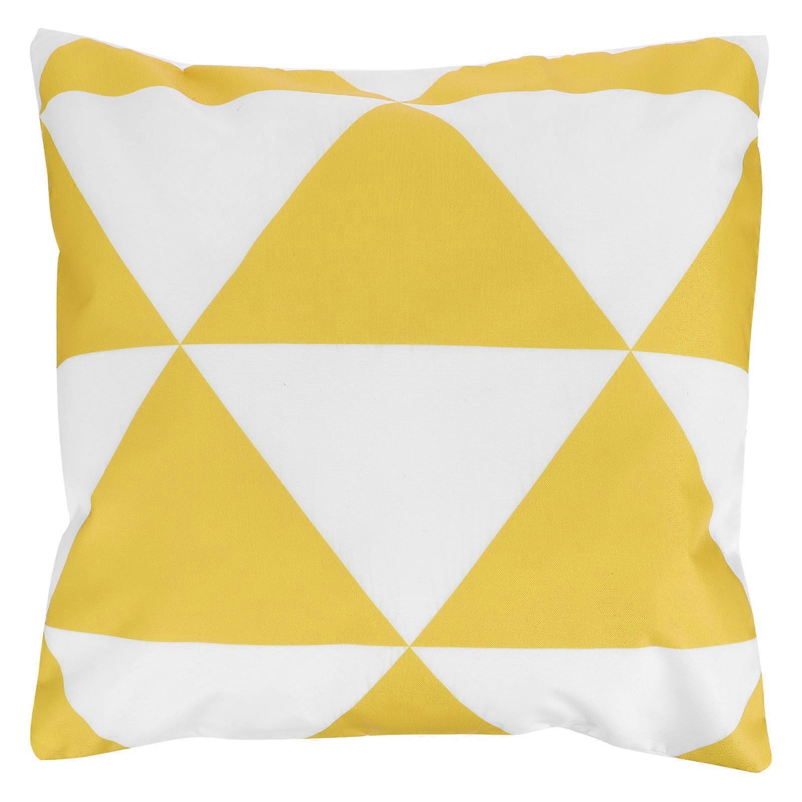 Waterproof Modern Cushion Cover Outdoor Use Polyester White with 1Set