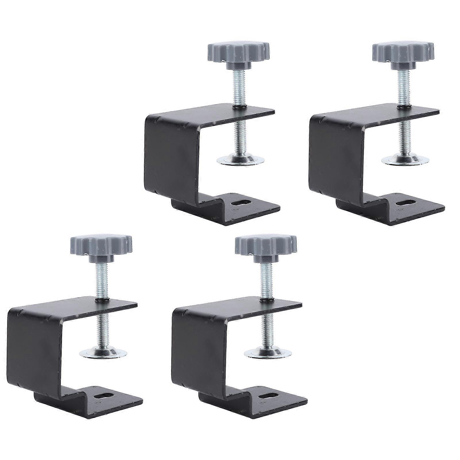 4Pcs Drawer Front Panel Installation Clamps 2.45mm Stainless Steel