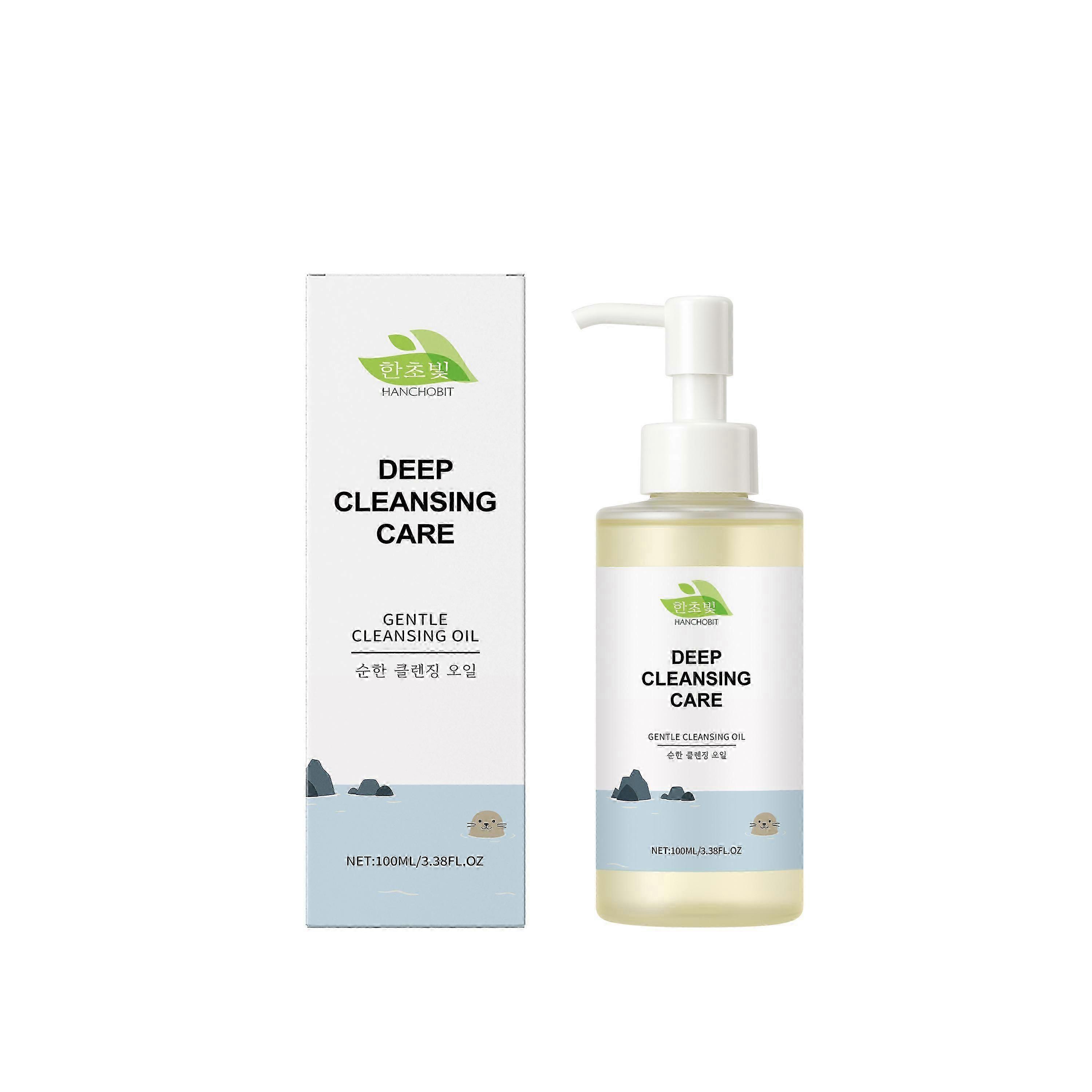 HANCHOBIT Cleaning and Cleansing Oil Moisturizing and Gentle Ingredients Cleansing Pore Dirt Skincare Cleansing Oil