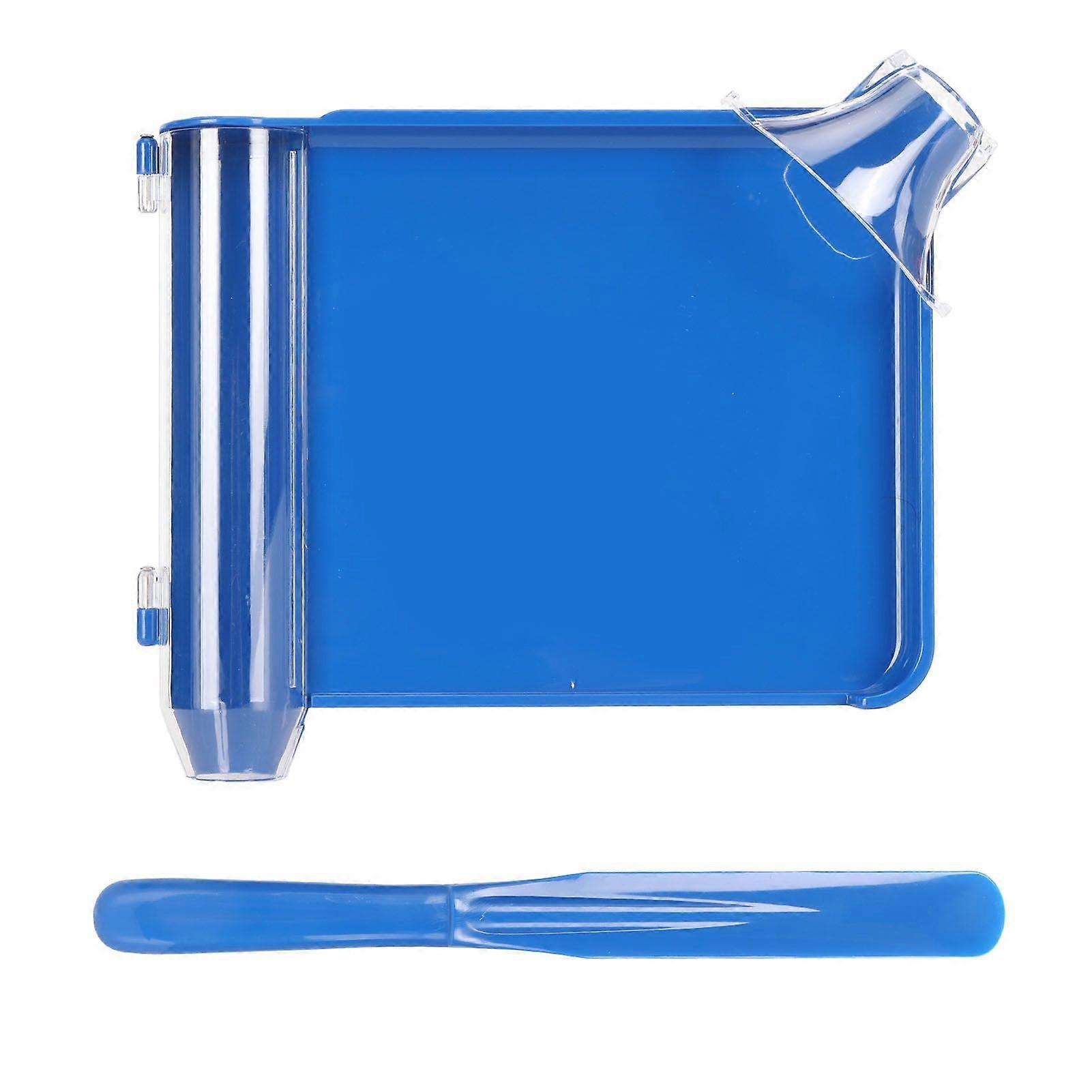 Tablet Count Tray with Spatula Plastic Right Hand Capsule Counting Tray for Pharmacy Blue