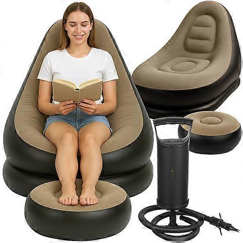 Inflatable garden chair, outdoor use, durable material