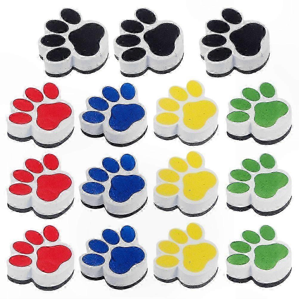 15-Pack Mini Whiteboard Erasers for Classroom and Office Use