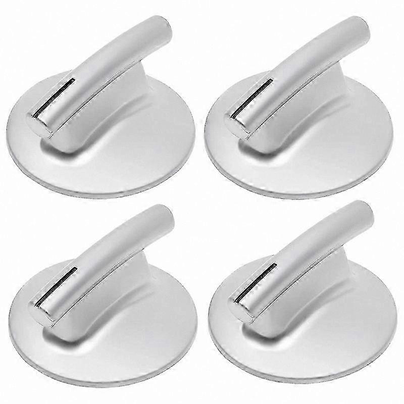 4-Pack Stove Burner Knob Replacements - Compatible with WP74010839, Universal Fit for Most Stoves