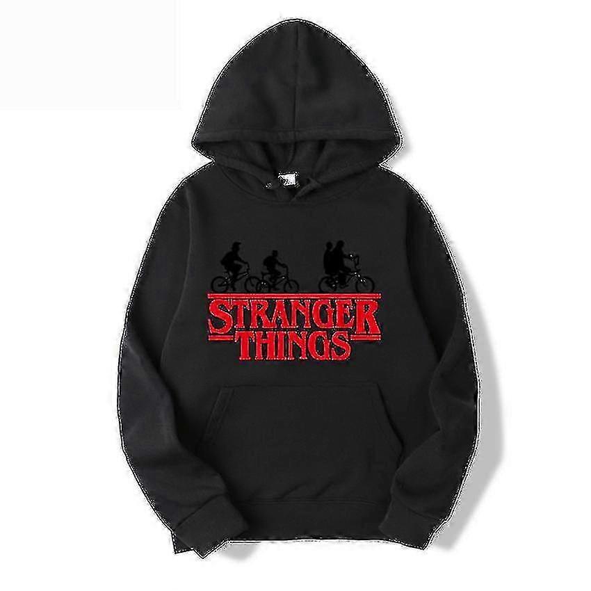 Stranger Things Theme Felpa con cappuccio a maniche lunghe per uomini adolescenti - Pullover Top