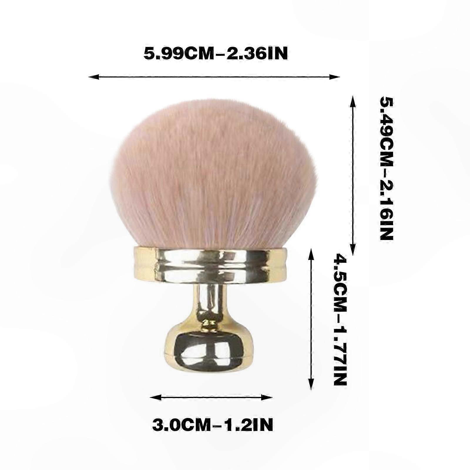 Large Makeup Brush for Self-Tanning - Wide Head with Drawstring Bag for Easy Application