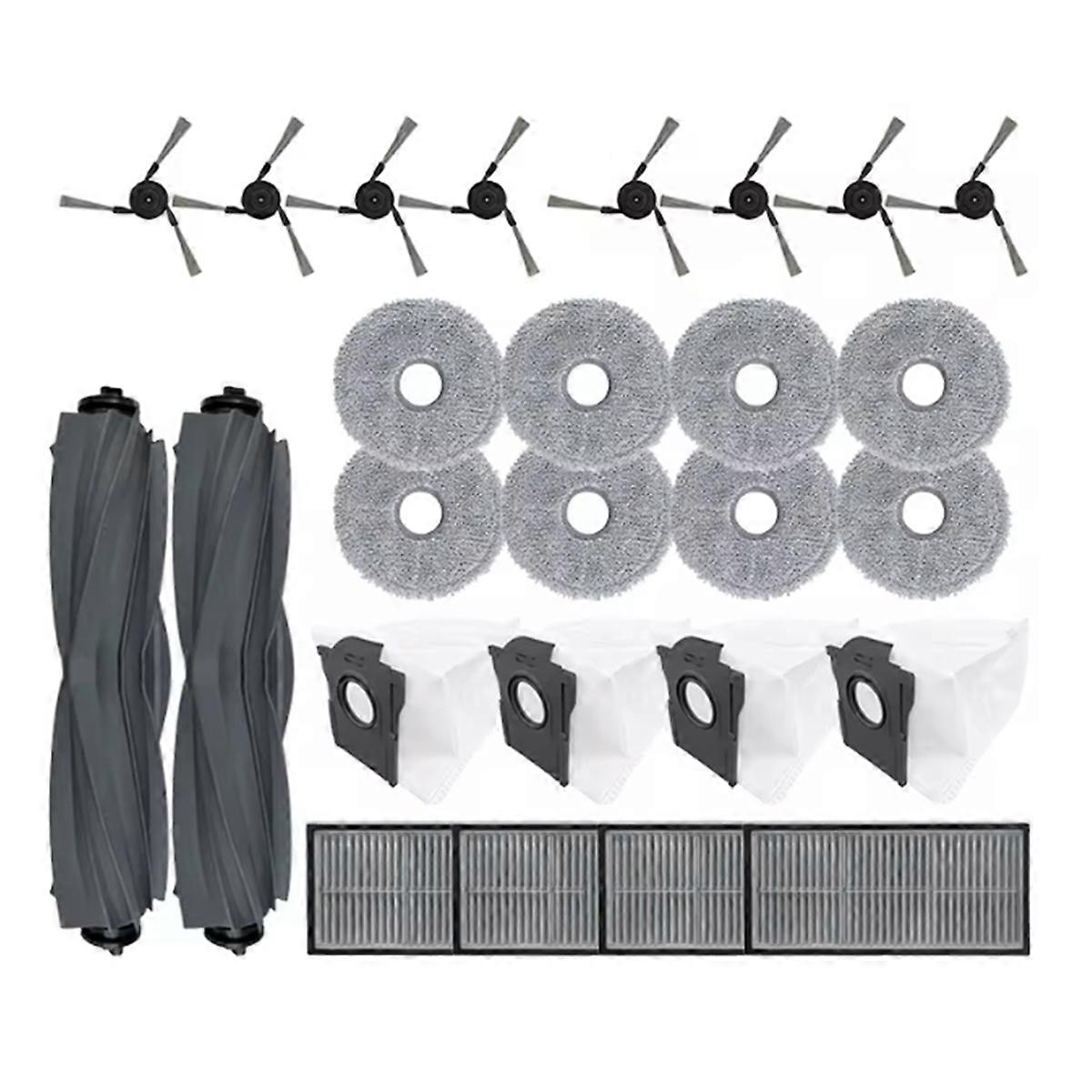 26PCS for X40 Ultra/L40 Ultra Part P50 Pro Ultra/P10 Pro Ultra Spare Parts Brush Filter Mop Cloth Dust Bag