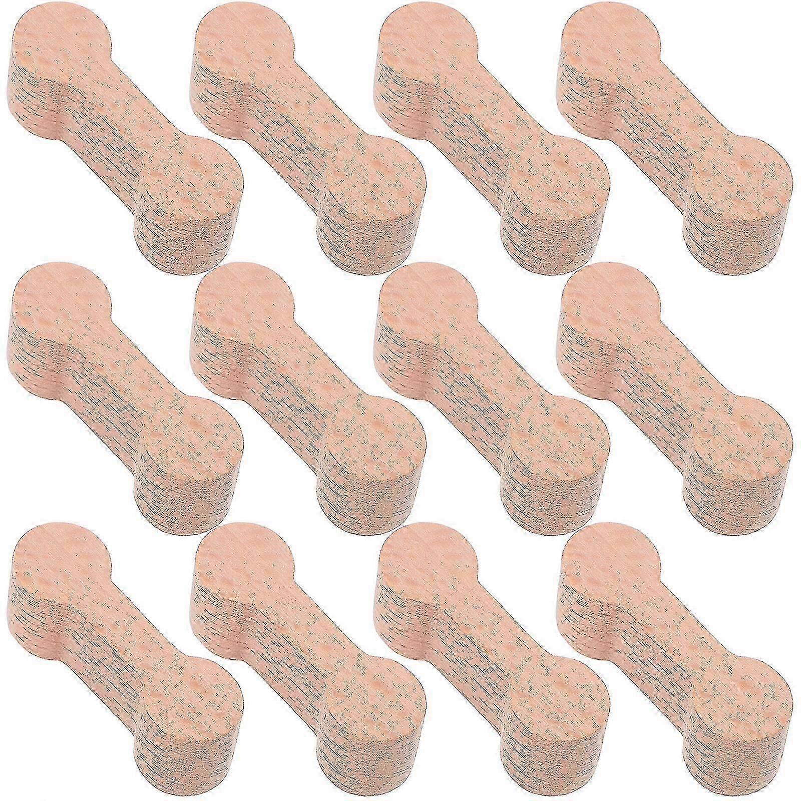 16-Piece Wooden Train Track Connector Set for Expansion and Toy Railway Systems