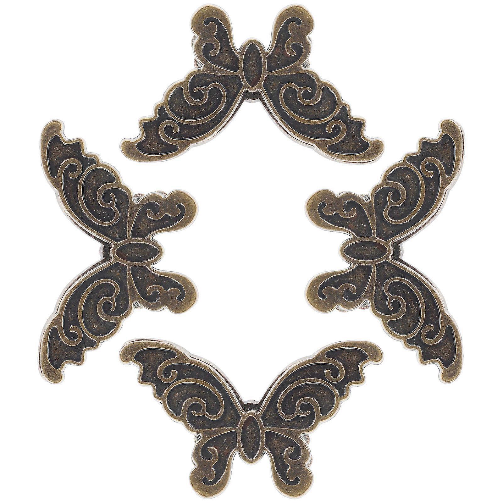 Document Binder Clips Butterfly Journal Clip for Office 4Pcs Multi-Use Clips