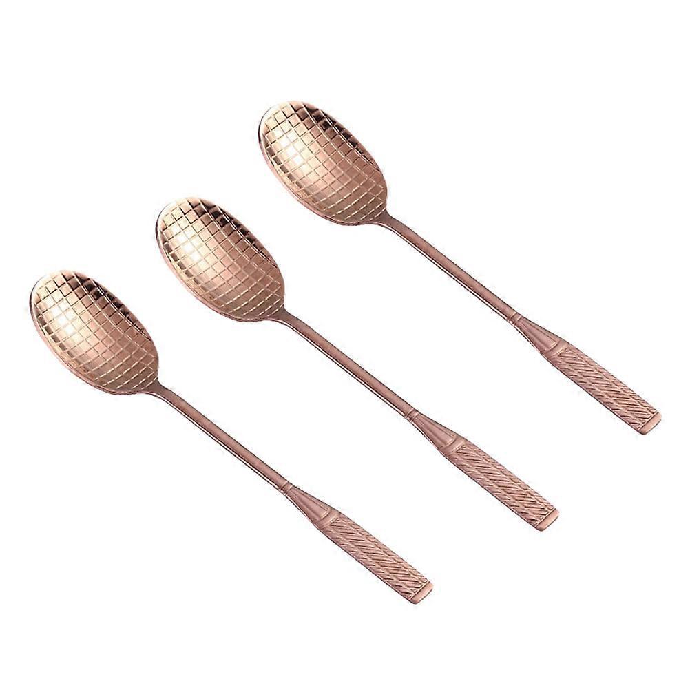 Kitchen Spoon Stainless Steel Coffee Spoon for Kitchen Use 3Pcs Set