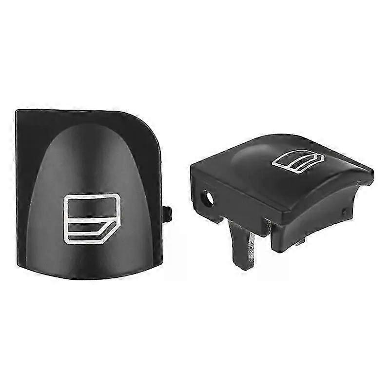 Window Switch Button Covers Suitable for  Mercedes Benz W203 W208 C Clk Class Front Left+Right Window Switch Repair Button Caps