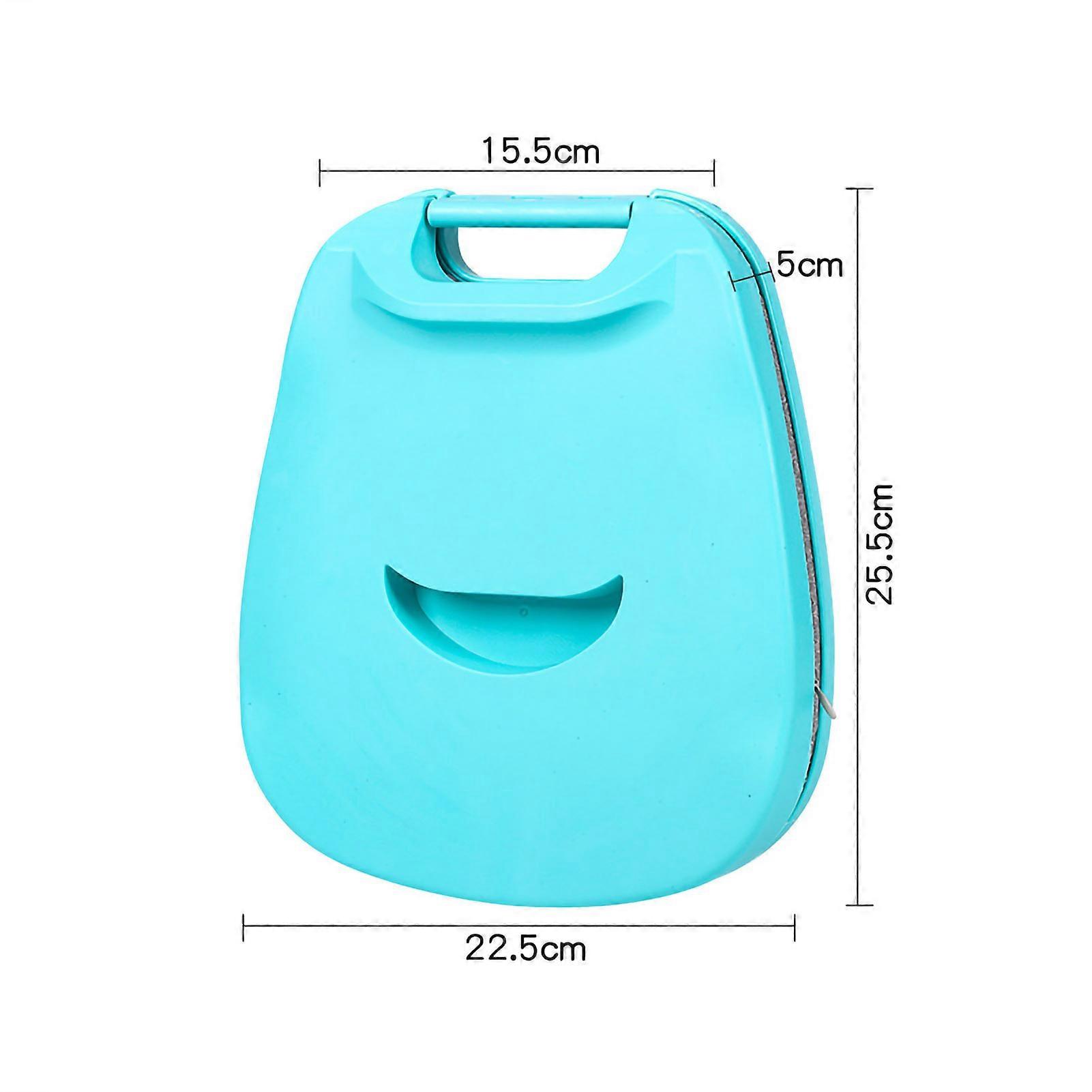 Foldable Ergonomic Memory Foam Desktop Nap Pillow Blue for Office