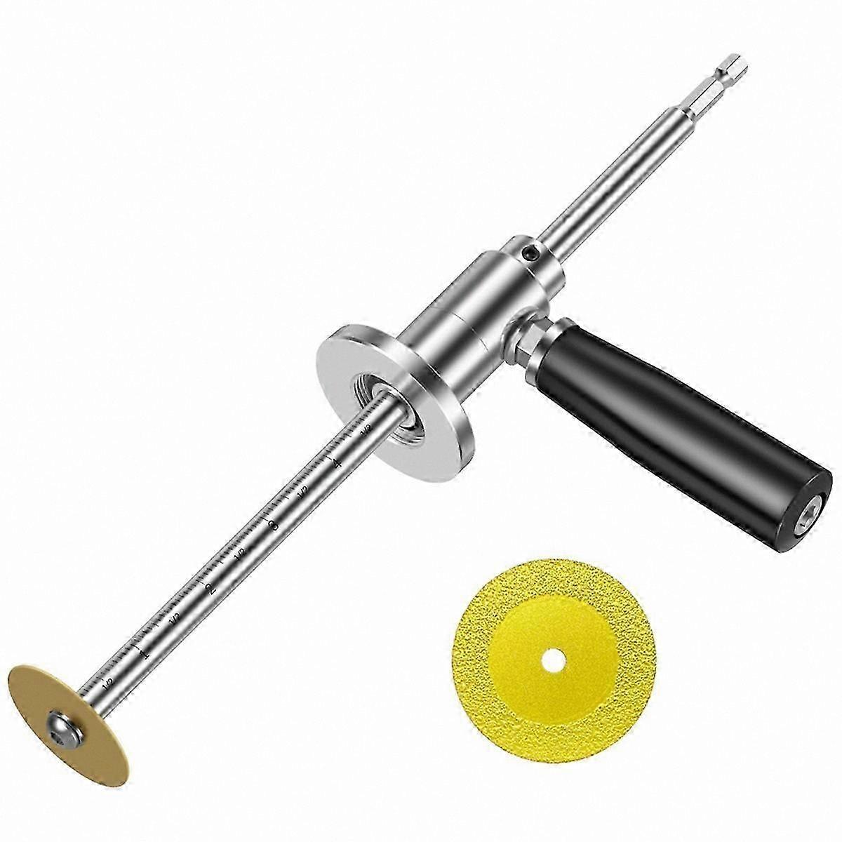 PVC Pipe Cutter Tool, Stainless Steel Inside Pipe Cutting Tool with Diamond Grit for Plumbing Projects