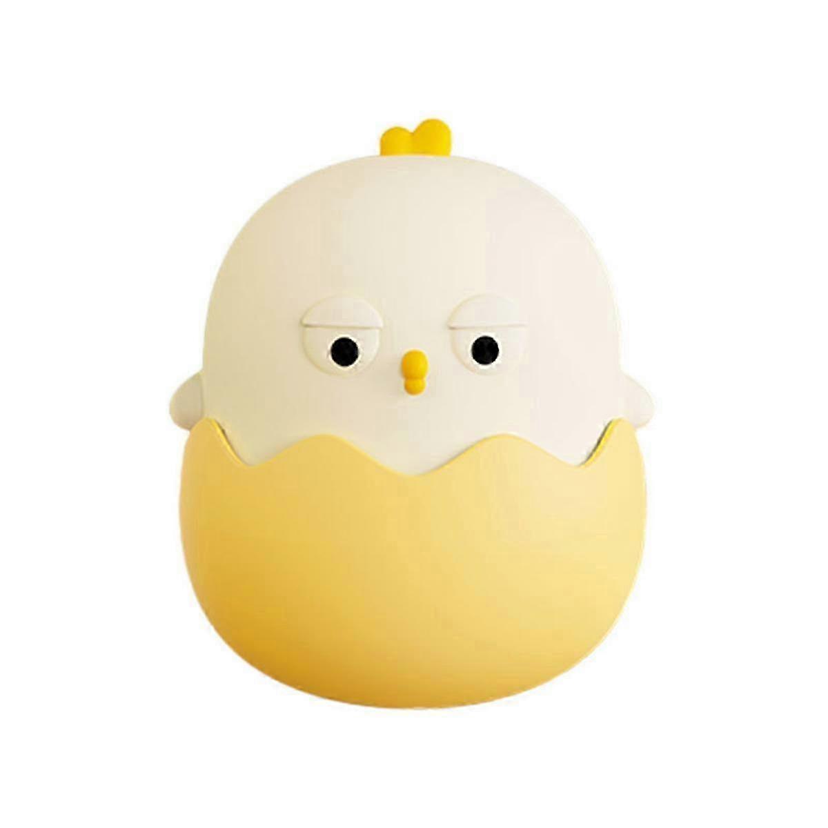 Eggshell Chicken USB Charging Tumbler with Colorful Night Light for Bedrooms and Bedside Tables