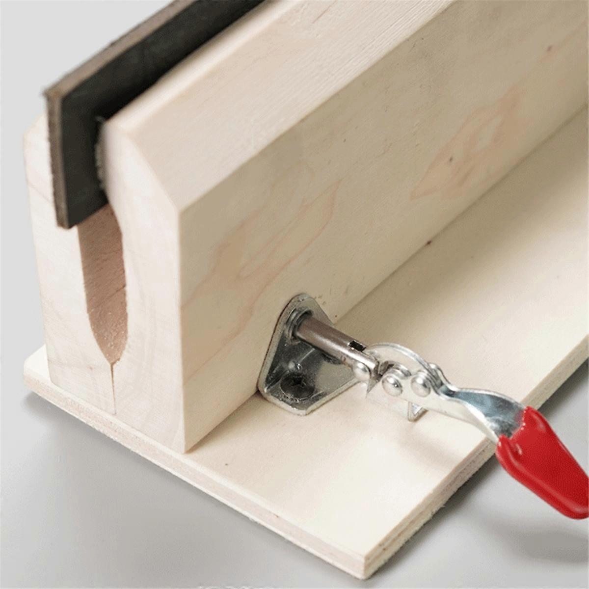 Hand-Stitched Leather Sewing Tool with Clamp Horse Leathercraft Table for Leather Stitching and Craf