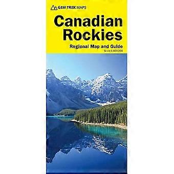 Carte des Rocheuses canadiennes