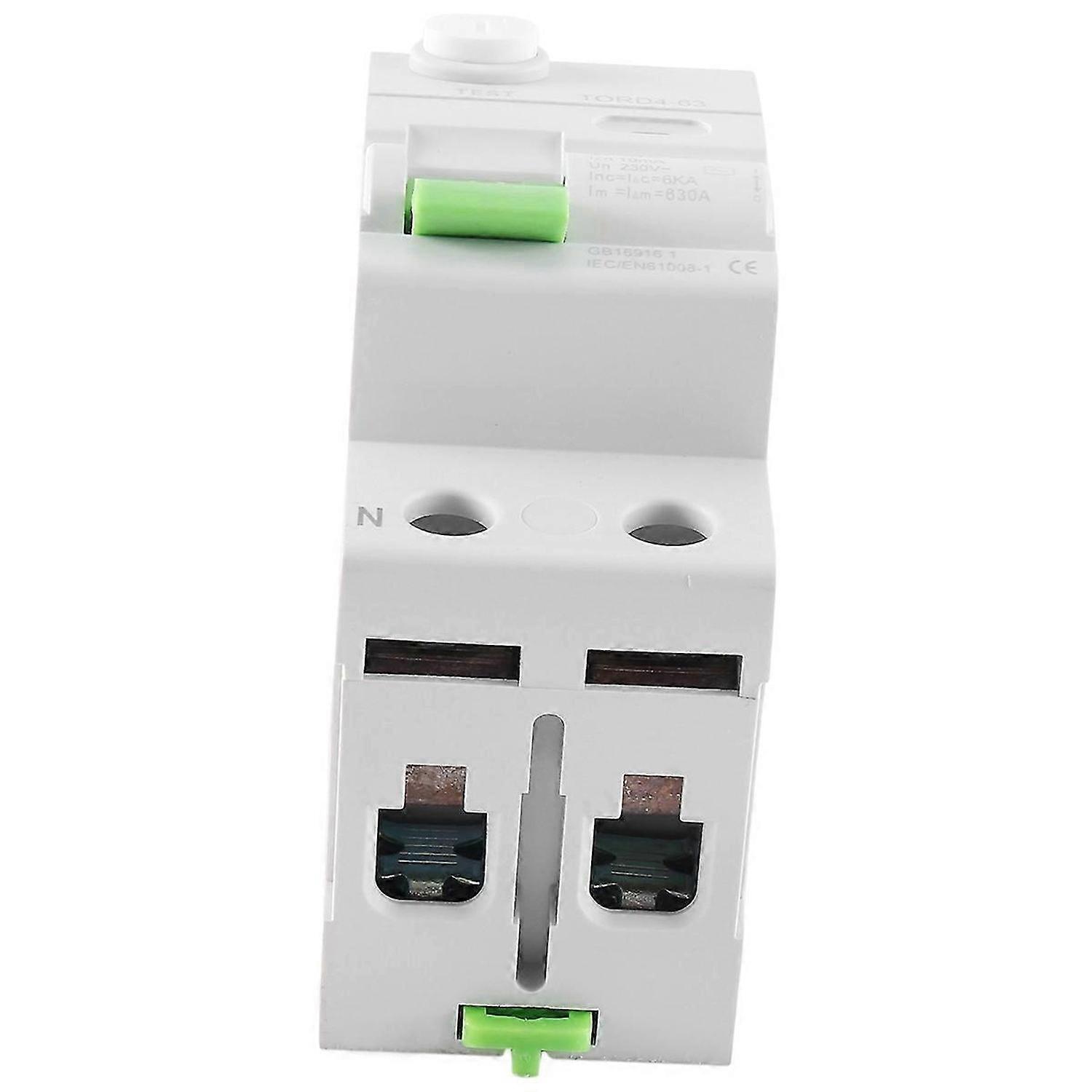 AC 2P 6KA RCCB RCD 230V Residual Current Circuit Breaker 2P 16A 10MA