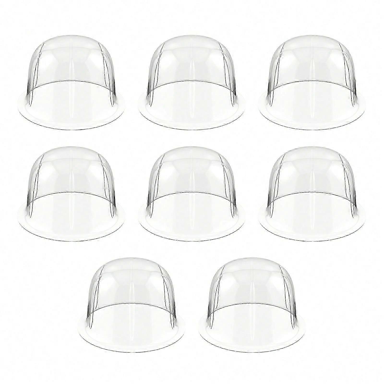 Plastic Hat Stands Freestanding Hat Rack For Hat Owners Hat Display White 8Pcs