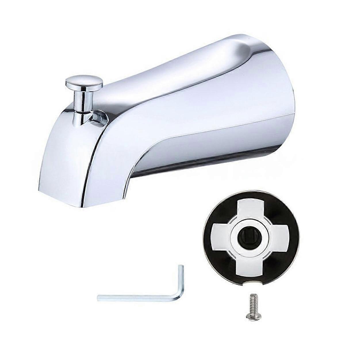 Bathtub Faucet Replacement with Diverter,Easy to Install Standard Spout for 1/2inch Copper Water Tu