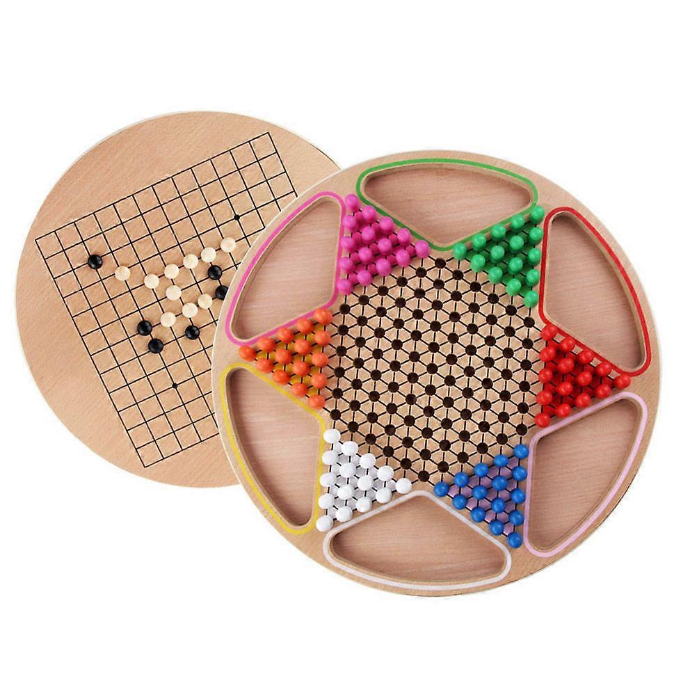 Educational Gobang Toy Wooden Gobang Plaything for Playing 1Set