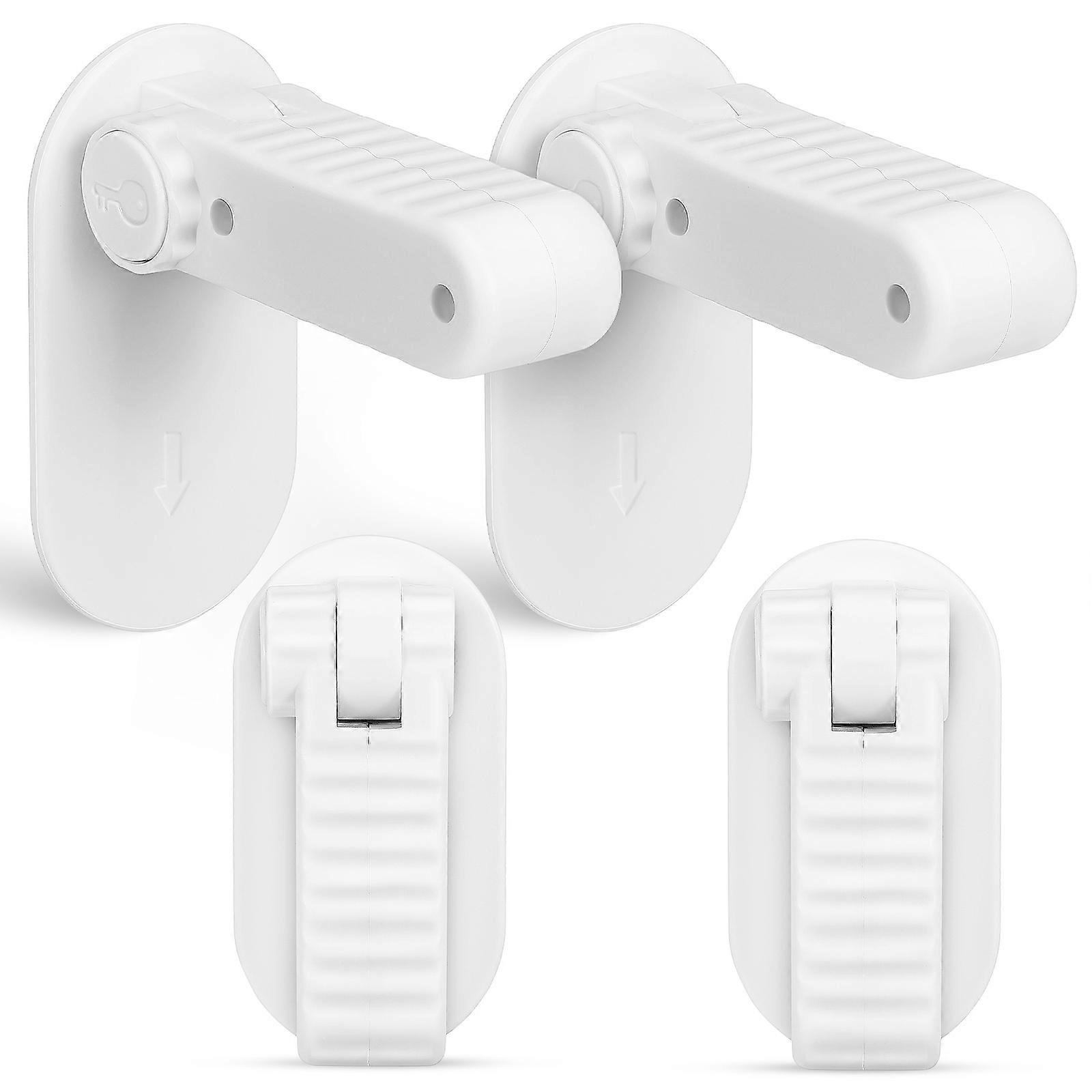 Door Locks for Kids Safety Childproof Door Lock with Peel and Stick 4Pcs