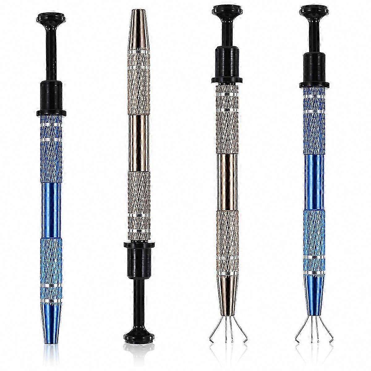 4 قطع 4 مخلب المجوهرات التقاط أداة ، ثقب الكرة المنتزعة للأجزاء الصغيرة ، حامل التقاط مخلب معدني