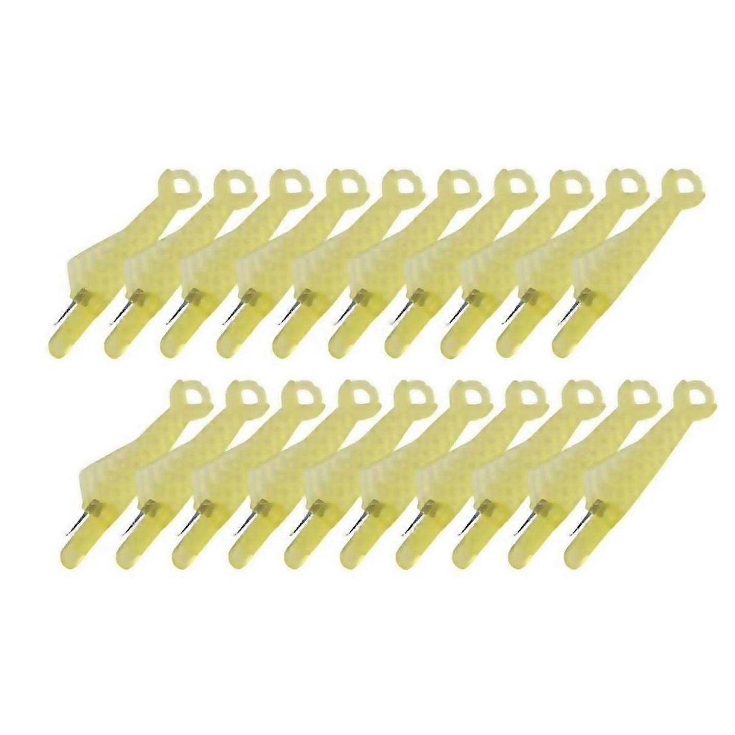 For Fish Mouth Sewing Machine Needle Threader 100pcs Yellow