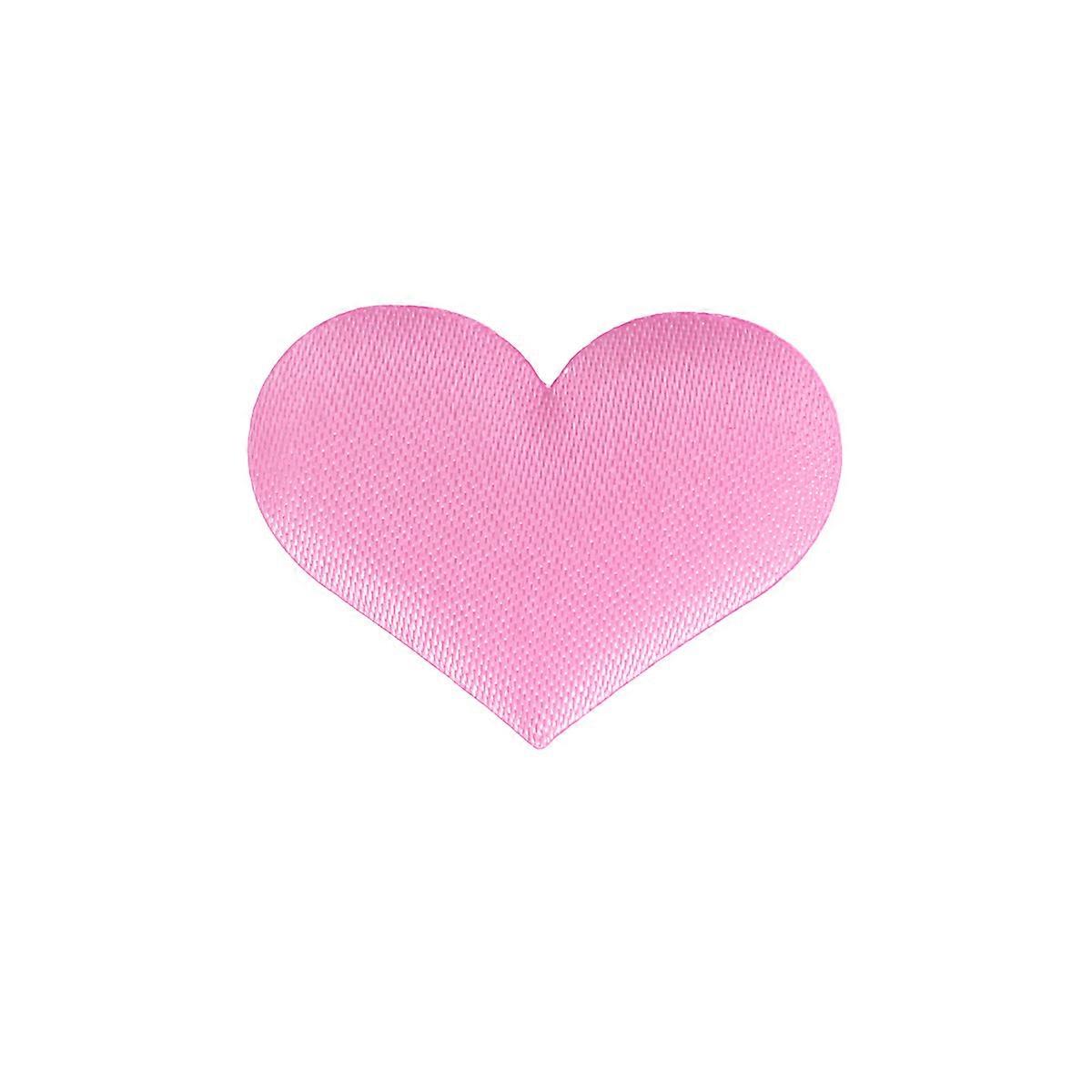 Sponge Petals Heart Artificial Sponge Heart for Decoration 100Pcs Pink