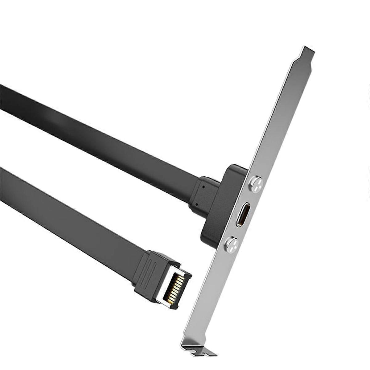 USB3.1 Baffle Cable /TYPE-E to TYPE-C Front C Mother Chassis, 80cm