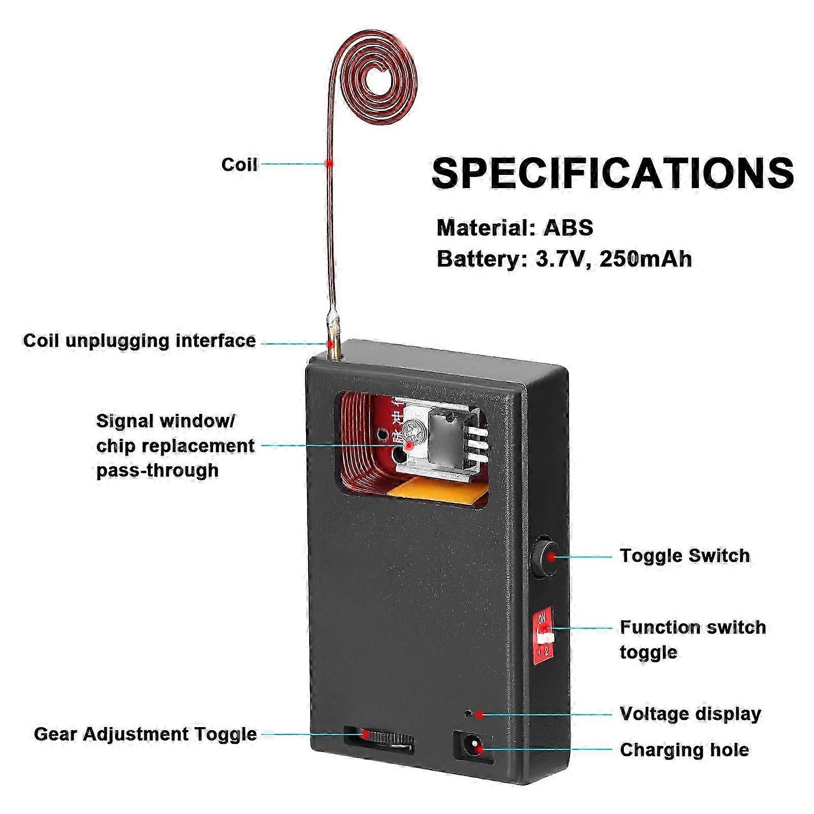 Multifunctional High Frequency EMP Generator Electromagnetic Pulse Generator Fingerprint Lock Detector LightBulb Detector