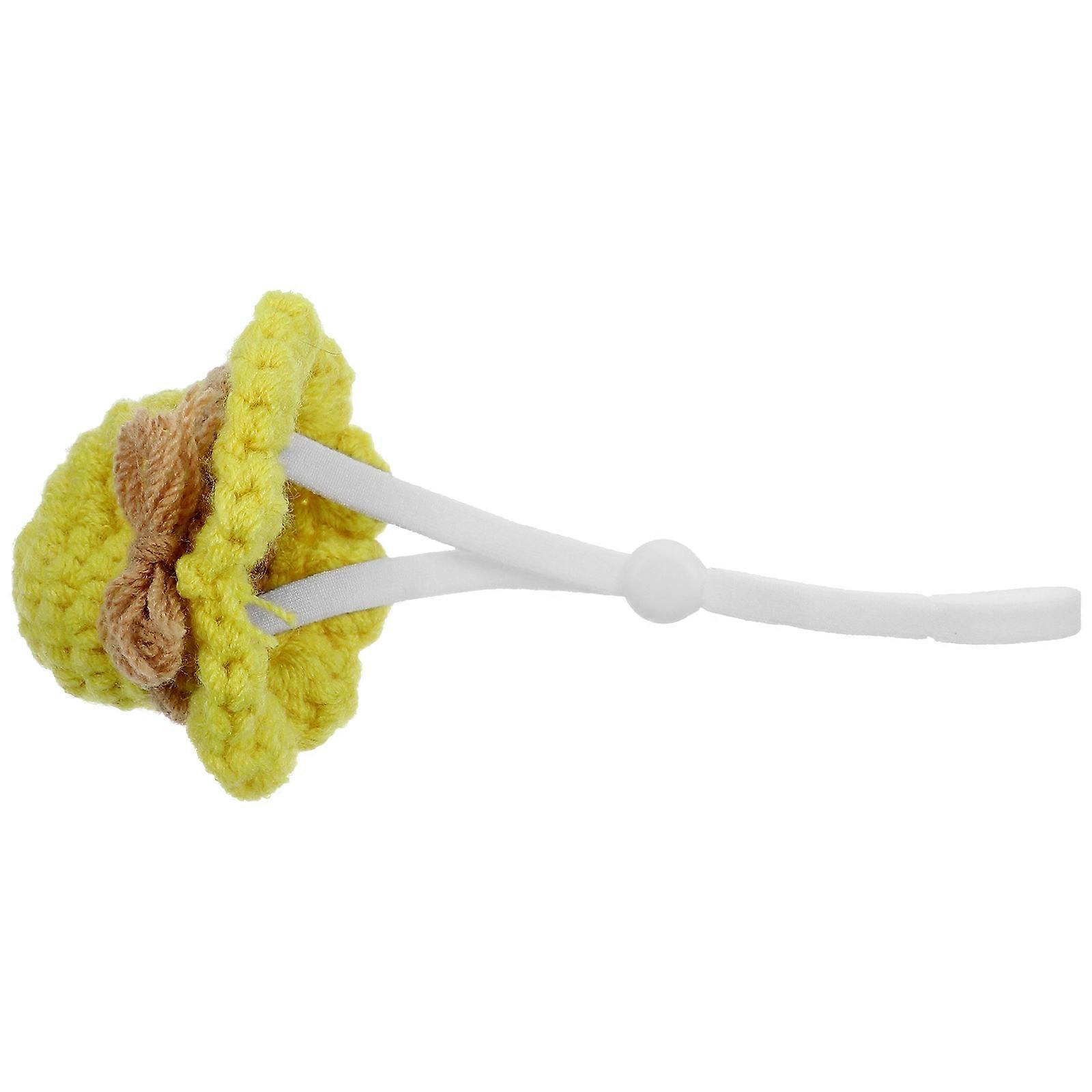Mini Hamster Hat Pet Hat with Adjustable Strap for Small Animals