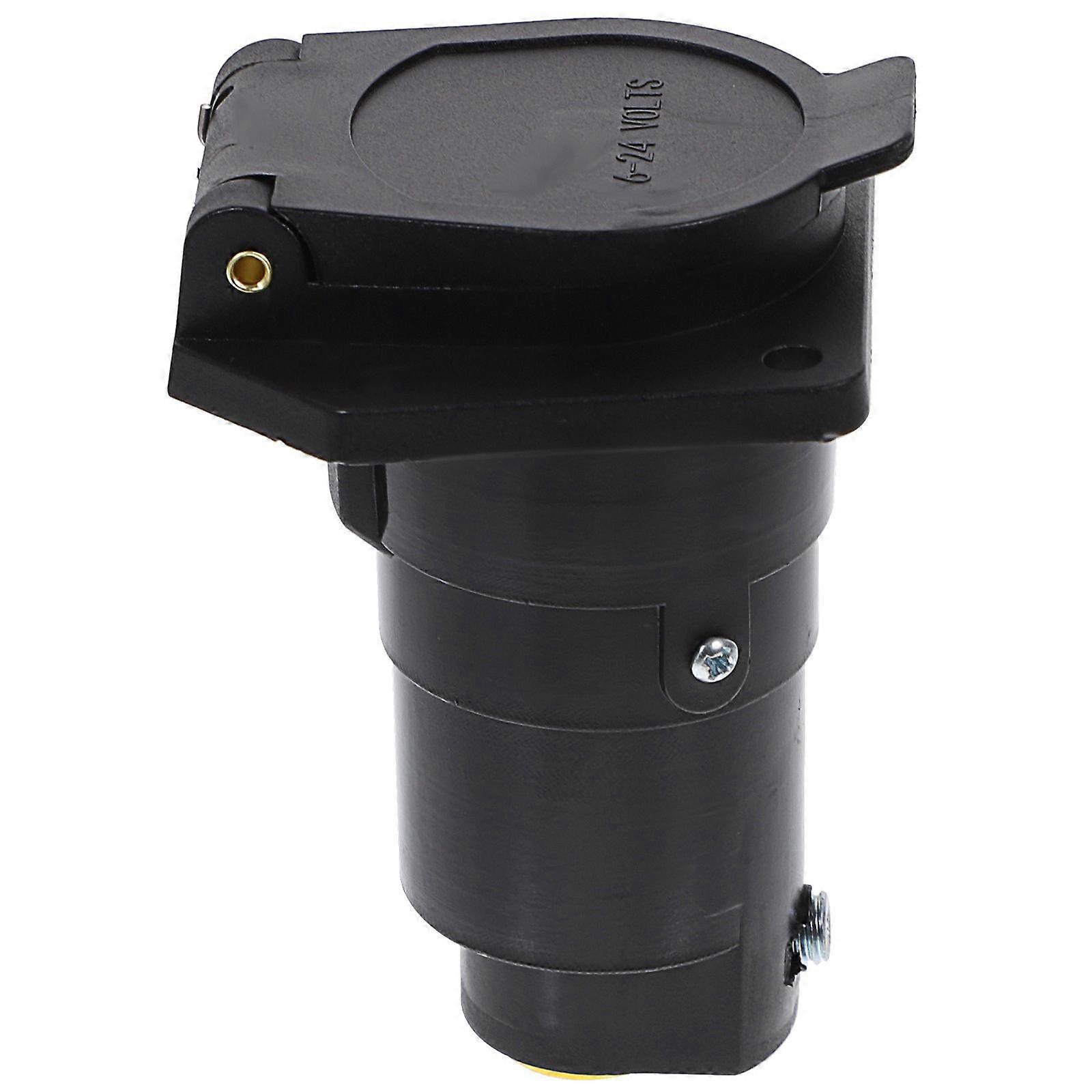 12V 7 Pin Trailer Socket Connector for Trailer Round Plug Adapter