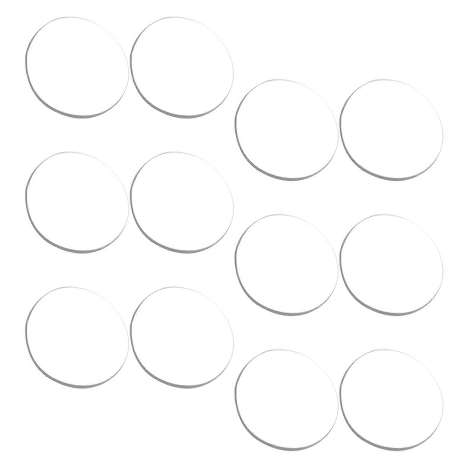 Clear Glass Table Pad Suction Cup Washer for Floor Use 48Pcs Set