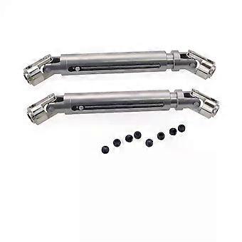 2Pcs RGT R86042 Front Rear Metal Drive Shaft Transmission Shaft for RC Model Cars Climbing Cars 1/10 86100 Simulation Upgrade