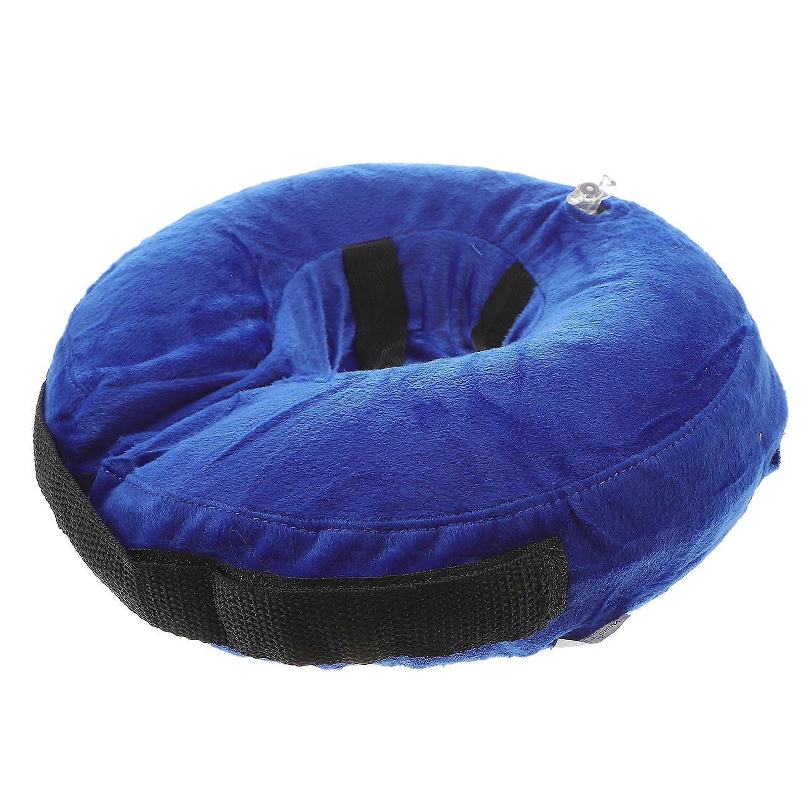 Protective Pet Inflatable Collar Dog Collar for Recovery Blue Color