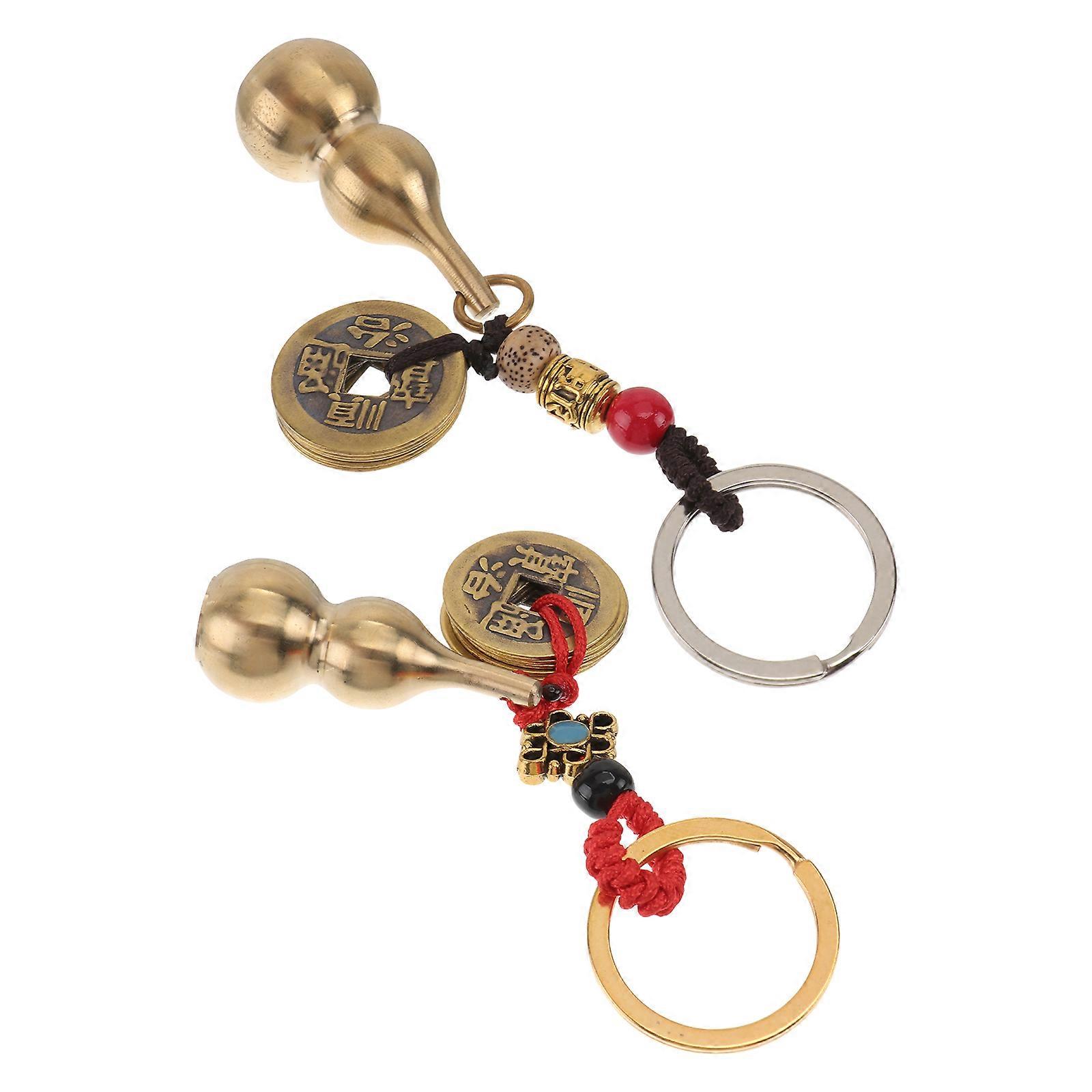 Pendant Key Chain Metal Keychain Decor Assorted Color 10.50X4.00X2.00CM DIY Keychain Pendant 2Pcs