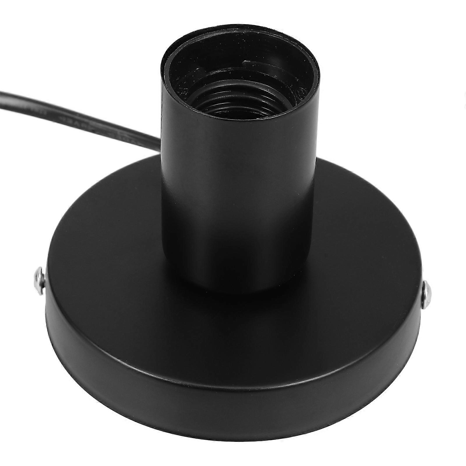 Metal Desktop Light Sockets Base Industrial Lamp with Cord 4Pcs