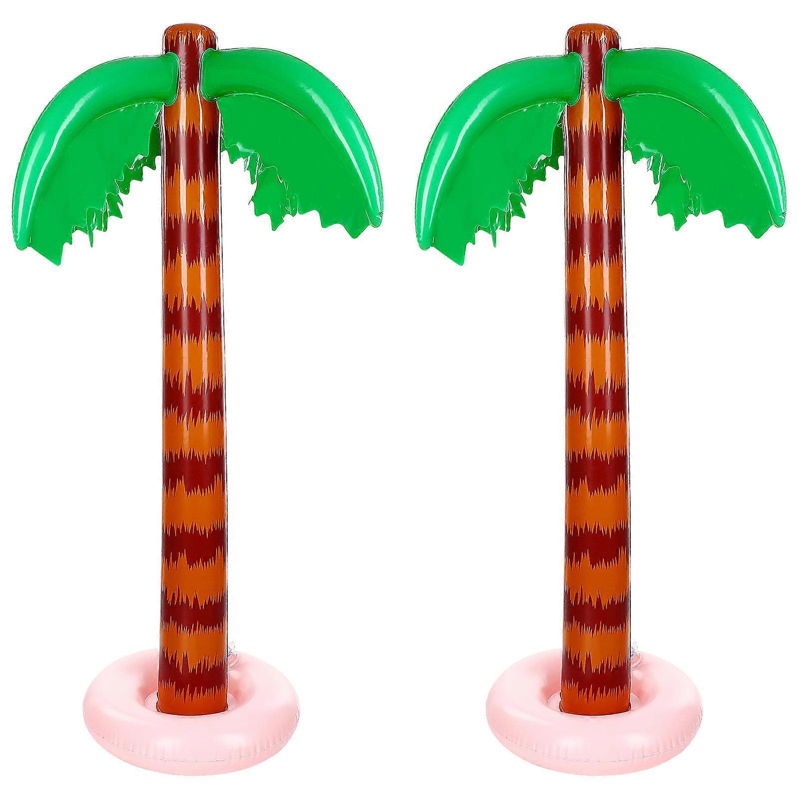 Coconut Tree Toys Inflatable Toys for Summer Party 2Pcs Playthings