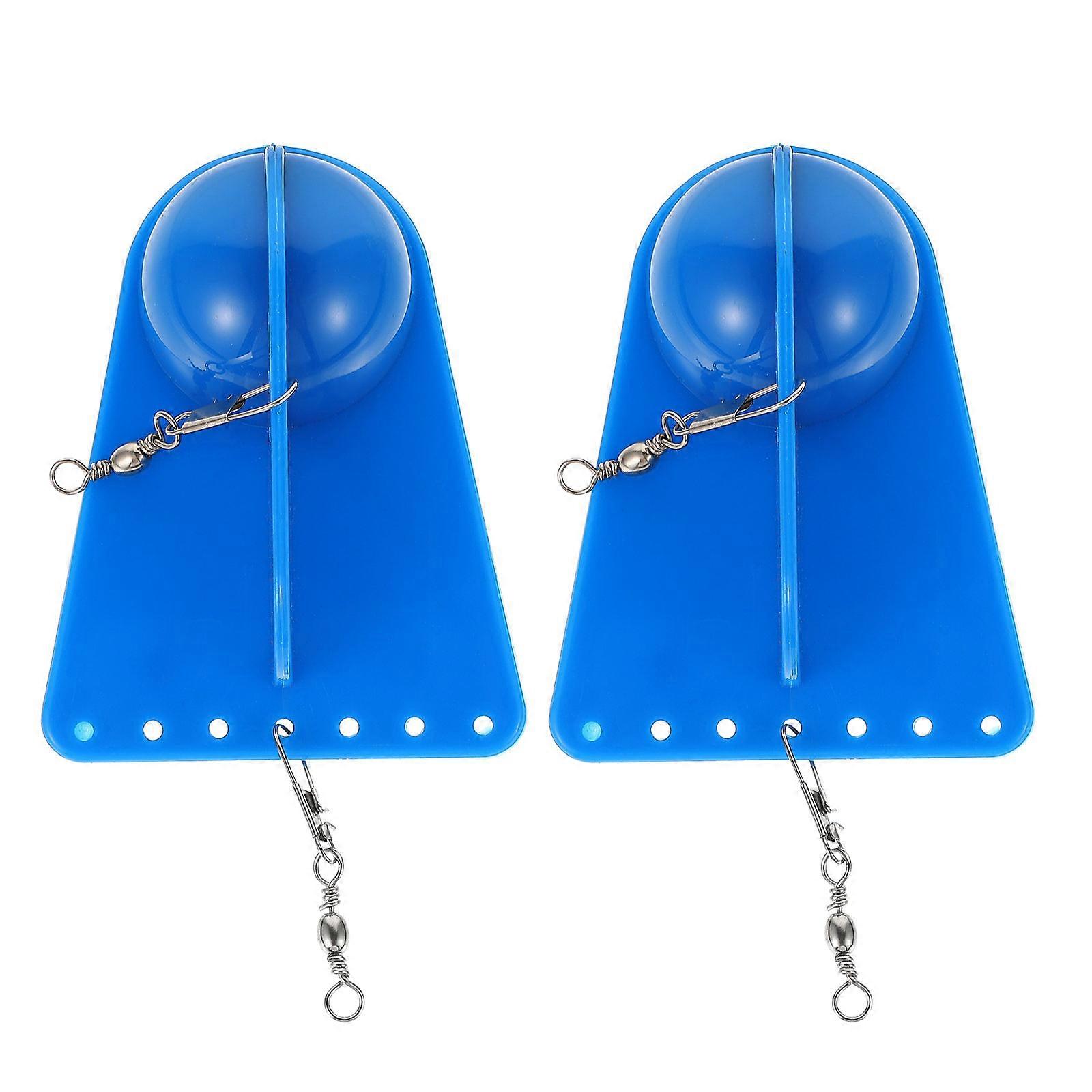 10Pcs Blue Fishing Diving Board for Trolling Plastic Planer with Durable Material