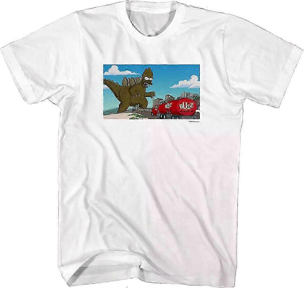 Homerzilla Attacks The Simpsons T-shirt Rockinstone