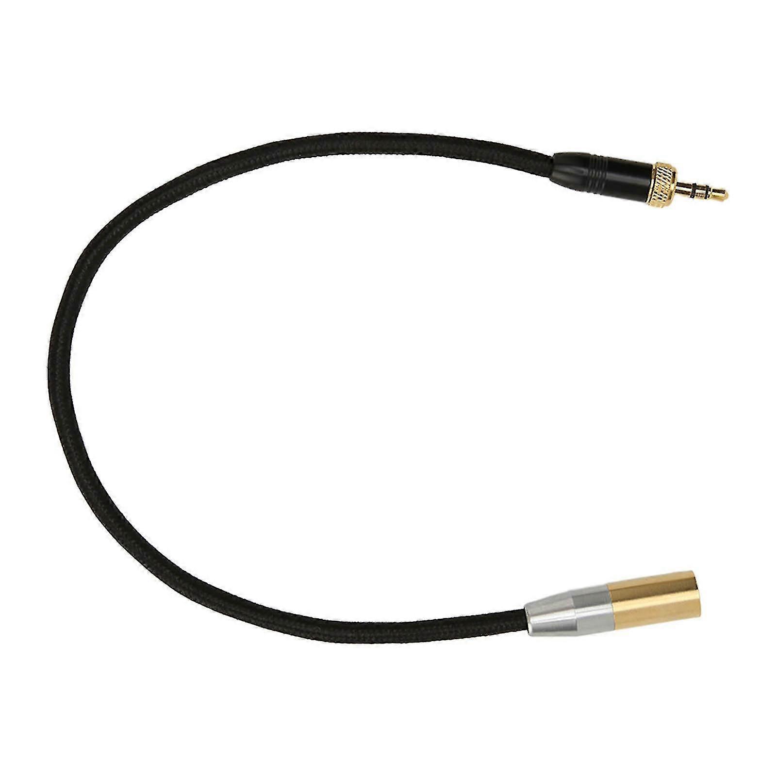 2025 3.5mm to Mini XLR Cable Internal Thread Gold Plated 3 Pin Stereo Noiseless Sound Adapter Cord for BMPCC Camcorder