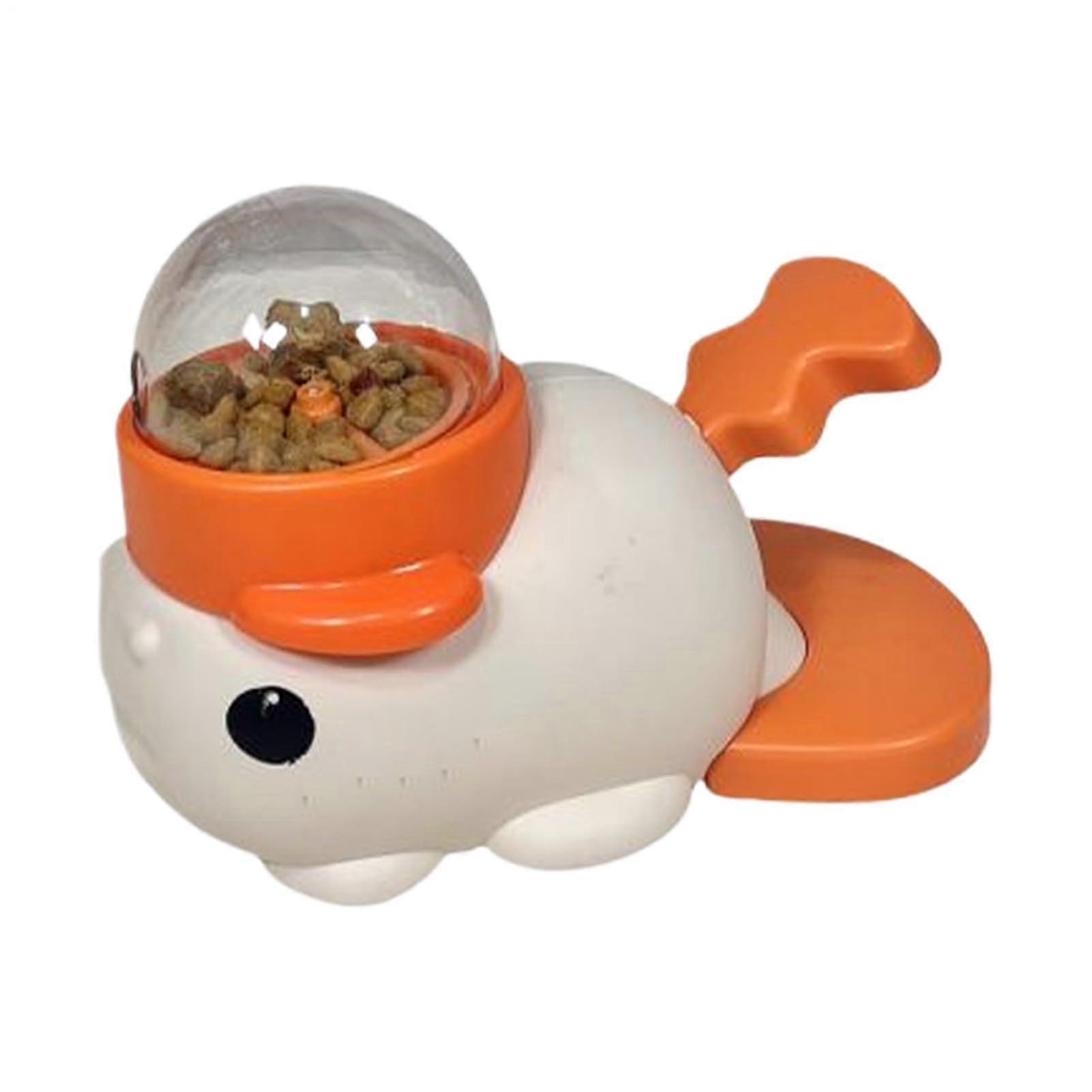 Dog Treat Dispenser Toy Interactive Fish Shape for Training Mental Stimulation and Chewing