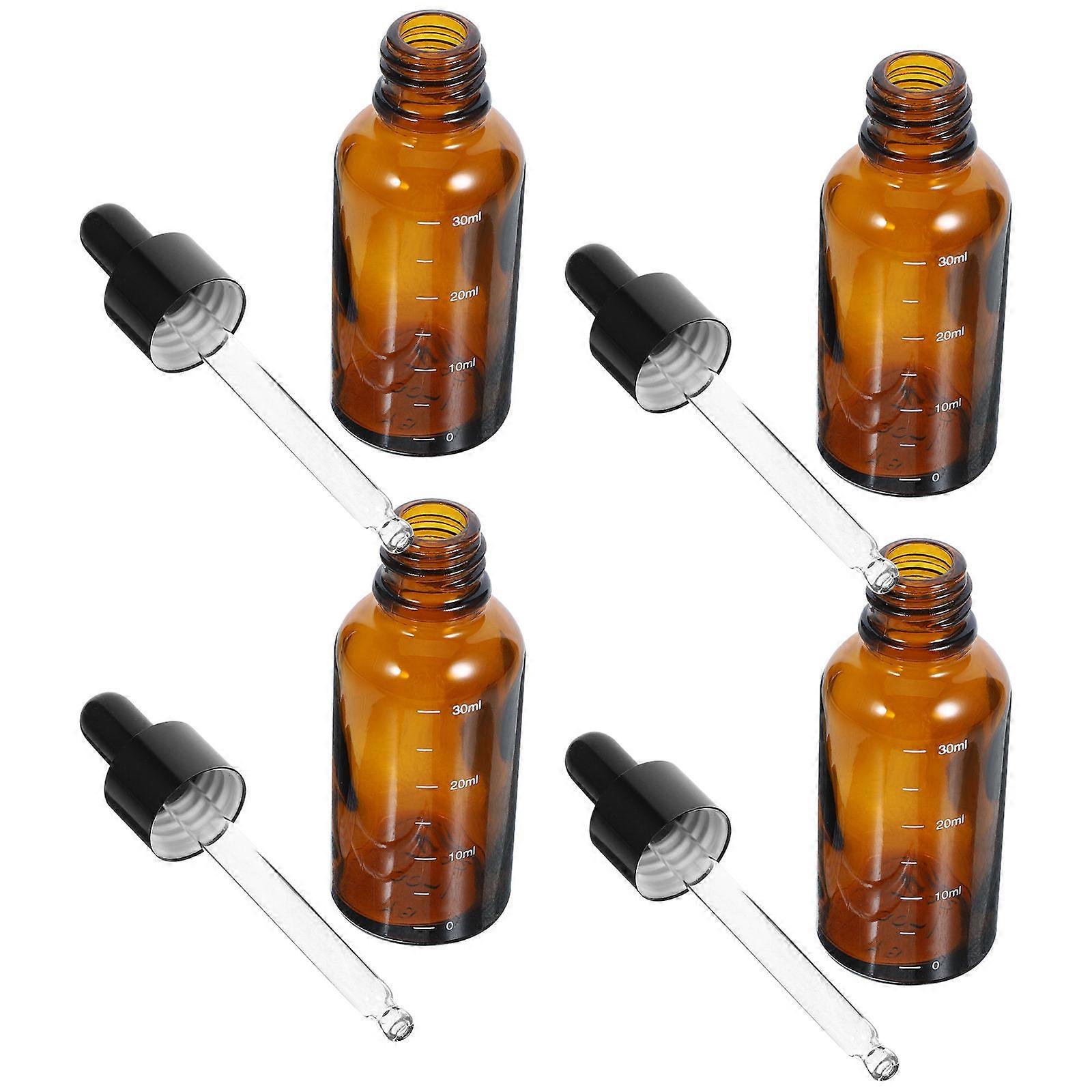 Cylindrical 16Pcs Dropper Bottles Glass For Essential Oils Travel Friendly 30Ml Leakproof Accurate Dosing