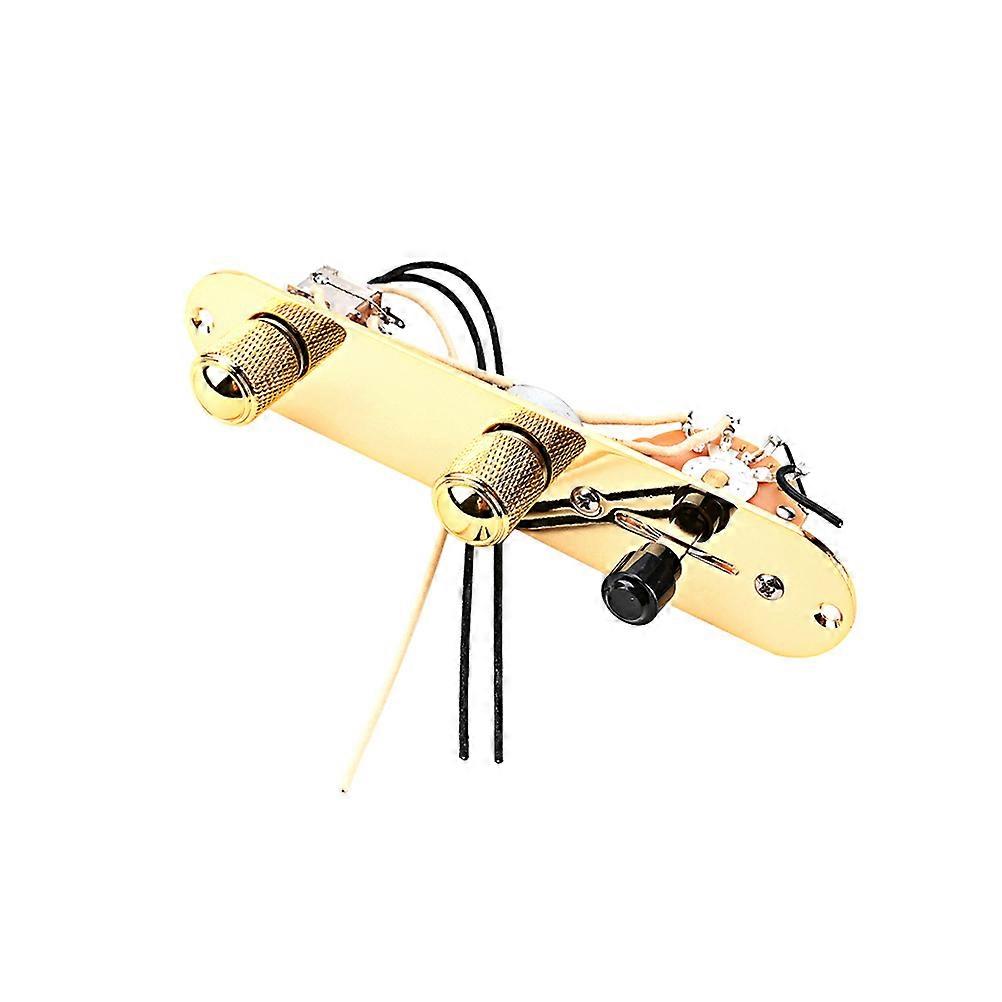 Golden Loaded Guitar Control Plate Harness with 2Sets Metal